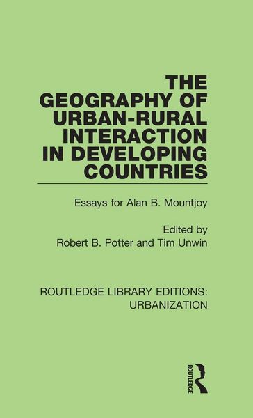Produktbild: The Geography of Urban-Rural Interaction in Developing Countries