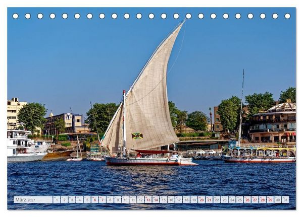 Produktbild: &Auml;gypten Abseits der Pyramiden - Eine Reise durch das Herz des Orients (Tischkalender 2027 DIN A5 quer), CALVENDO Monatskalender