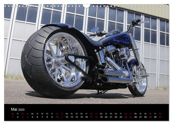 Produktbild: Exklusive Best of Fat Ass Custombike Edition, feinste Harleys mit fettem Hintern (Wandkalender 2025 DIN A3 quer), CALVENDO Monatskalender