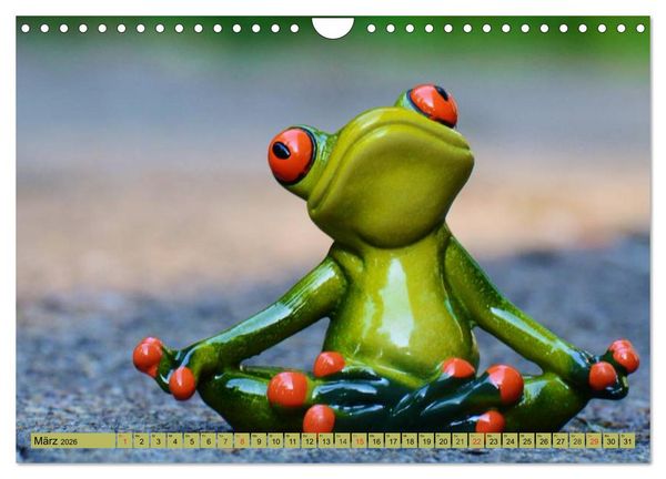 Produktbild: Froschsommer. Liebe, Sonne und Urlaub (Wandkalender 2026 DIN A4 quer), CALVENDO Monatskalender