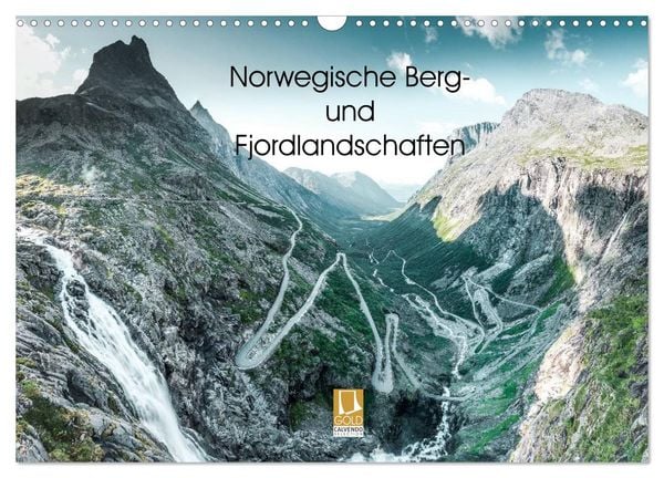 Produktbild: Norwegische Berg- und Fjordlandschaften (Wandkalender 2026 DIN A3 quer), CALVENDO Monatskalender