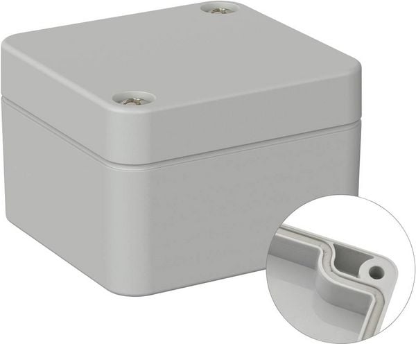 Produktbild: TRU COMPONENTS TC-9065588 Industrie-Geh&auml;use 52 x 50 x 35 ABS Lichtgrau (RAL 7035) 1St.