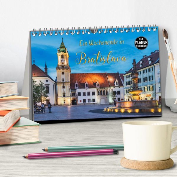 Produktbild: Ein Wochenende in Bratislava (Tischkalender 2026 DIN A5 quer), CALVENDO Monatskalender