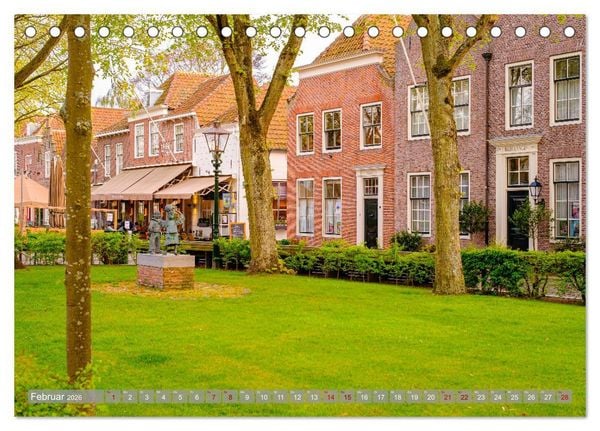 Produktbild: Ein Blick auf Veere in Zeeland (Tischkalender 2026 DIN A5 quer), CALVENDO Monatskalender