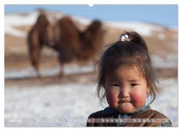 Produktbild: Mongolei - imposantes Land (hochwertiger Premium Wandkalender 2026 DIN A2 quer), Kunstdruck in Hochglanz
