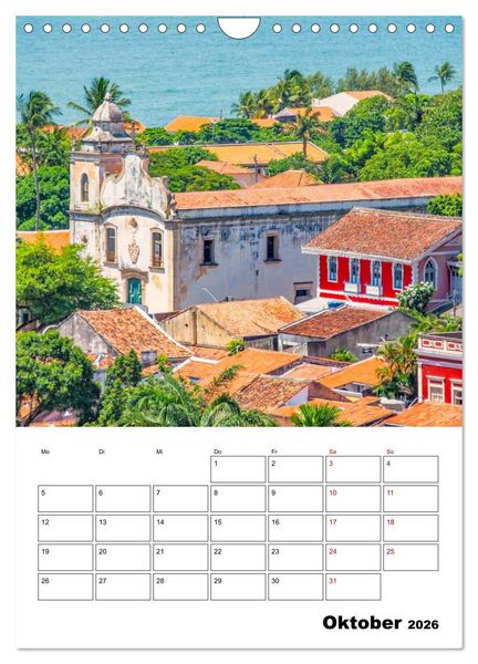 Produktbild: Olinda - ein Traumreiseziel (Wandkalender 2026 DIN A4 hoch), CALVENDO Monatskalender