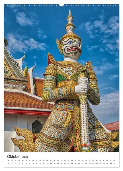 Produktbild: Faszination Thailand (Wandkalender 2026 DIN A2 hoch), CALVENDO Monatskalender