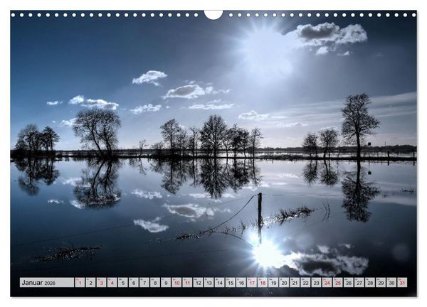 Produktbild: Hochwasser als Teil der Umwelt (Wandkalender 2026 DIN A3 quer), CALVENDO Monatskalender