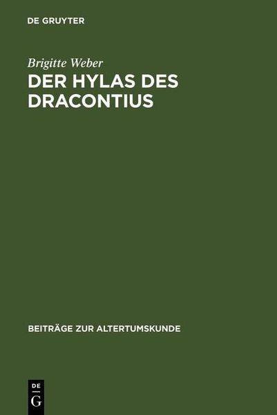 Produktbild: Der Hylas des Dracontius