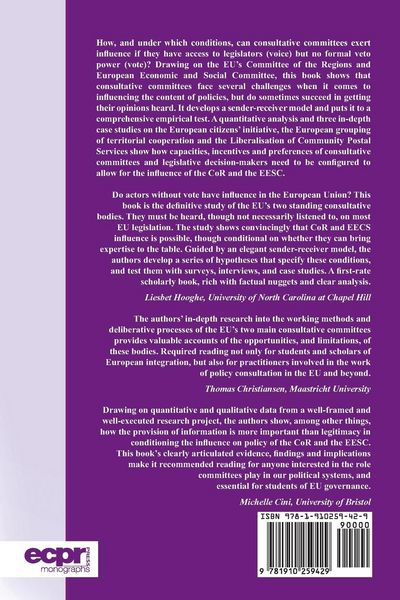 Produktbild: Consultative Committees in the European Union