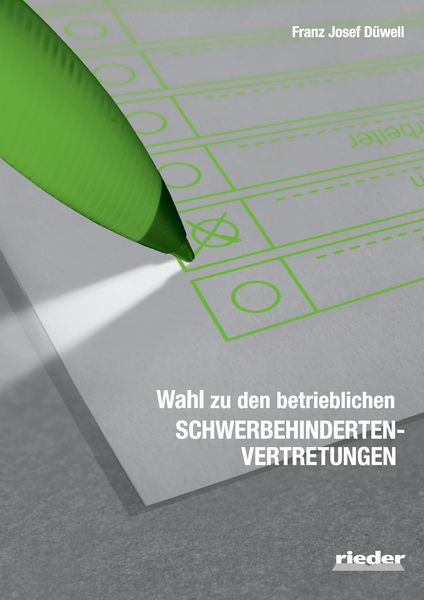 Produktbild: Wahlen zu den betrieblichen Schwerbehindertenvertretungen