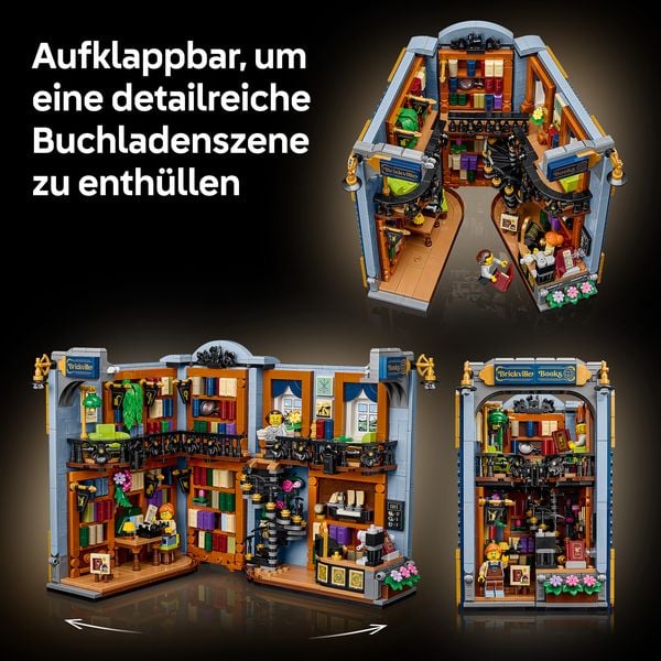Produktbild: LEGO Icons Buchladen: Buchst&uuml;tze Modellbausatz f&uuml;r Erwachsene 11379