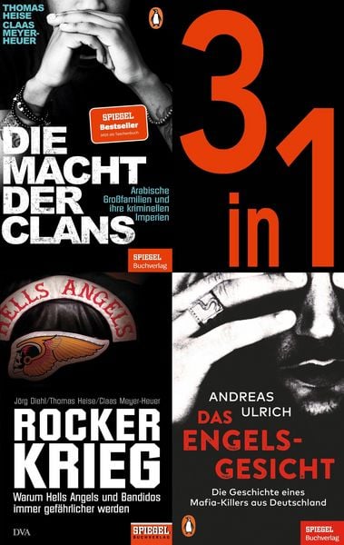 Produktbild: SPIEGEL True Crime (3 in 1-Bundle) - Deutschlands kriminelle Unterwelt: Die Macht der Clans, Das Engelsgesicht, Rockerkrieg