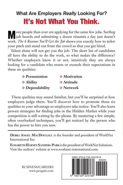 Produktbild: The 6 Reasons You'll Get the Job
