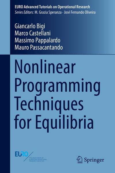 Produktbild: Nonlinear Programming Techniques for Equilibria