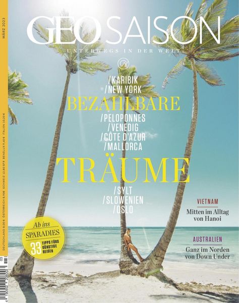 Produktbild: GEO SAISON 03/2023 - Bezahlbare Tr&auml;ume