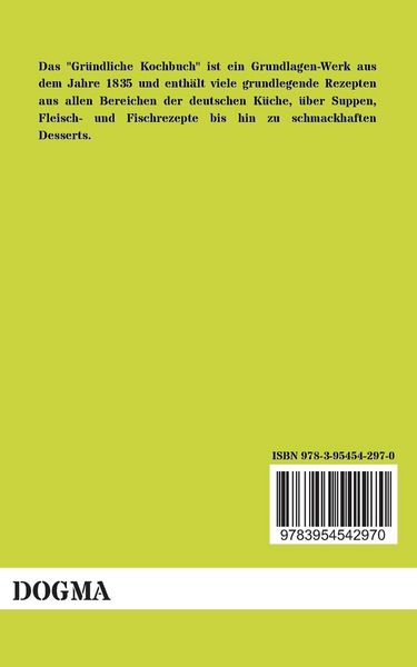 Produktbild: Gr&uuml;ndliches Kochbuch