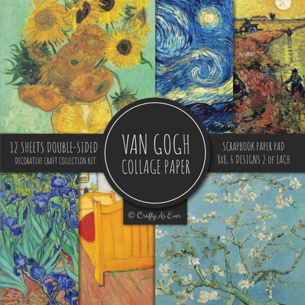 Produktbild: Van Gogh Collage Paper for Scrapbooking