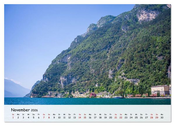 Produktbild: Riva del Garda - Am Gardasee ganz im Norden (Wandkalender 2026 DIN A3 quer), CALVENDO Monatskalender
