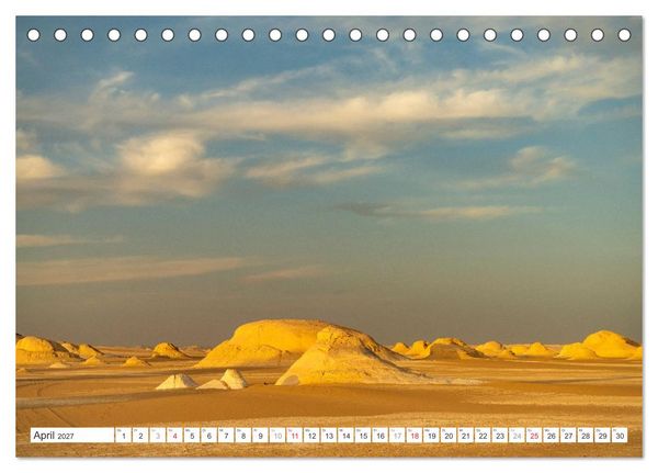 Produktbild: &Auml;gypten - die Weisse W&uuml;ste (Tischkalender 2027 DIN A5 quer), CALVENDO Monatskalender