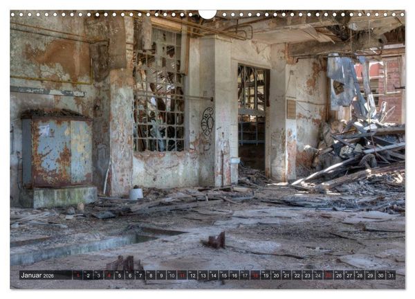 Produktbild: Lost Places in Deutschland 2026 (Wandkalender 2026 DIN A3 quer), CALVENDO Monatskalender
