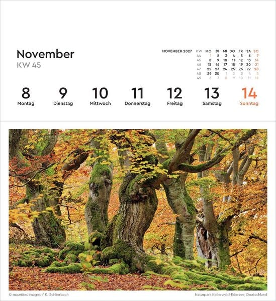 Produktbild: Farben der Erde - KUNTH Postkartenkalender 2027