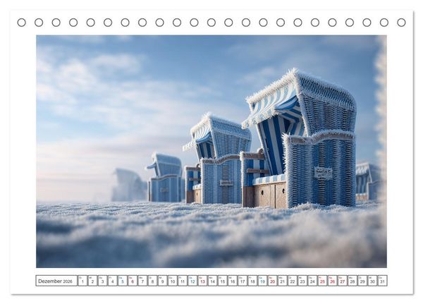 Produktbild: St&uuml;hle K&ouml;rbe Liegen (Tischkalender 2026 DIN A5 quer), CALVENDO Monatskalender