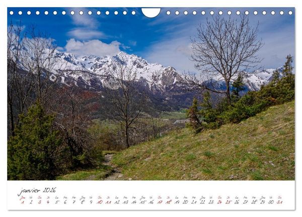 Produktbild: Les Hautes-Alpes sur les chemins des marmottes (Calendrier mural 2026 DIN A4 vertical), CALVENDO calendrier mensuel