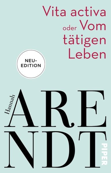 Produktbild: Vita activa oder Vom t&auml;tigen Leben