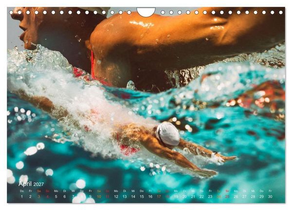Produktbild: SCHWIMMGL&Uuml;CK (Wandkalender 2027 DIN A4 quer), CALVENDO Monatskalender