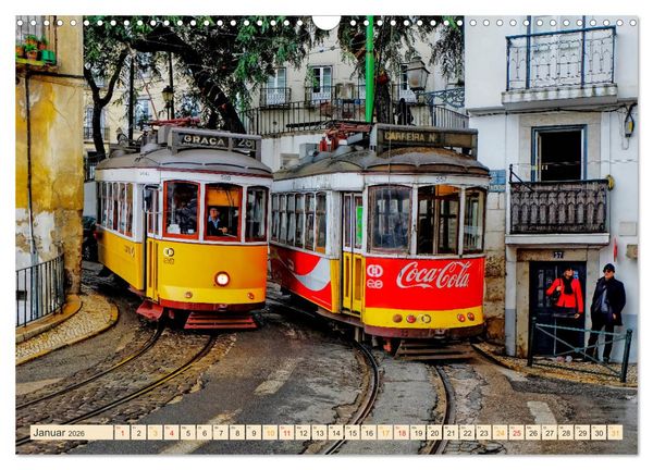 Produktbild: Ich fahre gern Stra&szlig;enbahn (Wandkalender 2026 DIN A3 quer), CALVENDO Monatskalender