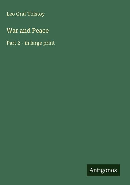 Produktbild: War and Peace