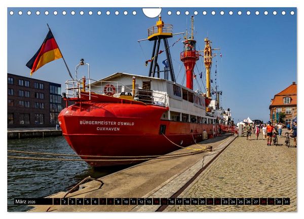Produktbild: Feuerschiff Elbe 1 - In der Hansestadt Wismar (Wandkalender 2026 DIN A4 quer), CALVENDO Monatskalender