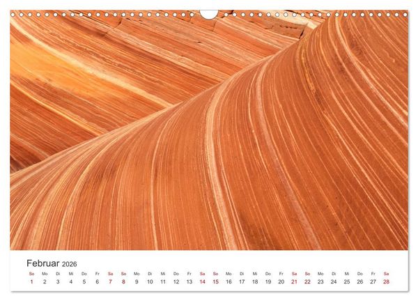 Produktbild: Paria Canyon - The Wave Naturwunder (Wandkalender 2026 DIN A3 quer), CALVENDO Monatskalender