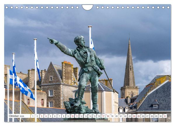 Produktbild: Bretagne - Saint Malo (Wandkalender 2026 DIN A4 quer), CALVENDO Monatskalender
