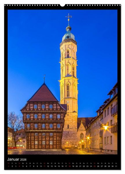 Produktbild: Braunschweig im sch&ouml;nsten Licht (Wandkalender 2026 DIN A2 hoch), CALVENDO Monatskalender