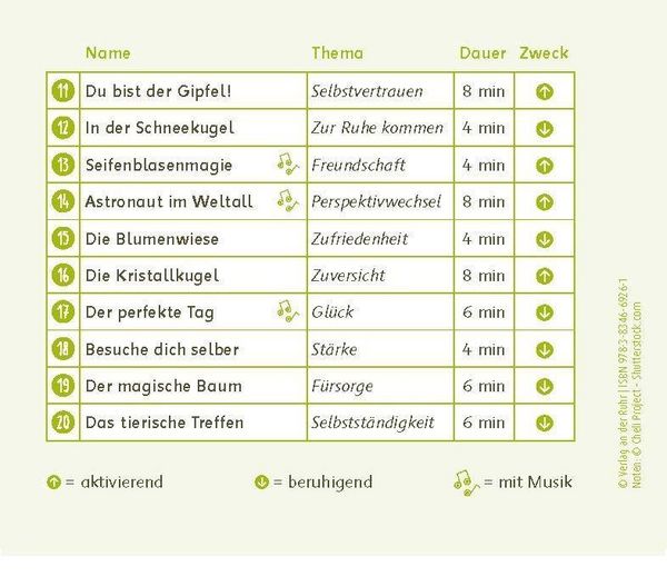 Produktbild: 20 kleine Traumreisen f&uuml;r zwischendurch