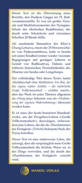 Produktbild: Buddhaschaft ohne Meditation
