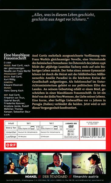 Produktbild: Eine blassblaue Frauenschrift - Edition der Standard