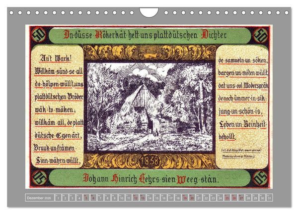 Produktbild: Gru&szlig; aus Itzehoe (Wandkalender 2026 DIN A4 quer), CALVENDO Monatskalender