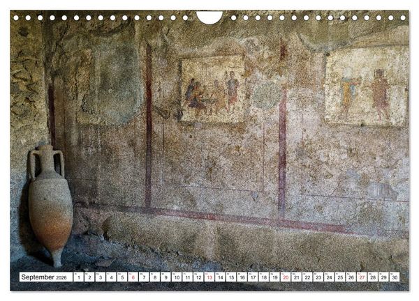 Produktbild: Versteinerte Stadt Pompeji (Wandkalender 2026 DIN A4 quer), CALVENDO Monatskalender