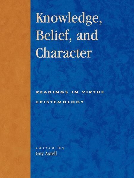 Produktbild: Knowledge, Belief, and Character