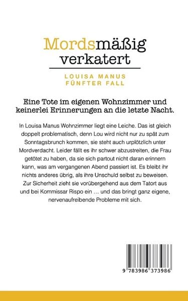 Produktbild: Mordsm&auml;&szlig;ig verkatert