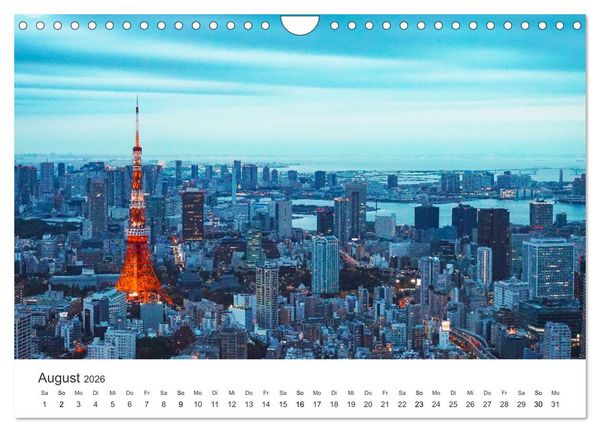 Produktbild: Japan - Land der Kontraste (Wandkalender 2026 DIN A4 quer), CALVENDO Monatskalender