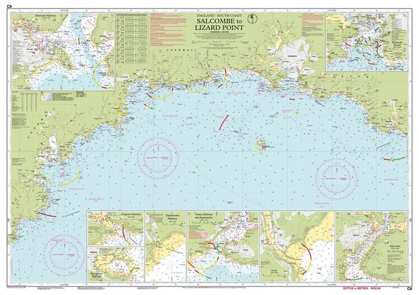 Produktbild: C6 Salcombe to Lizard Point, Imray Chart