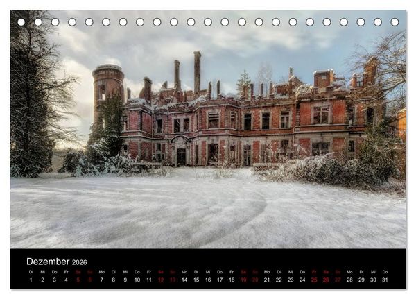Produktbild: Auch von au&szlig;en haben Lost Places ihren Charme (Tischkalender 2026 DIN A5 quer), CALVENDO Monatskalender