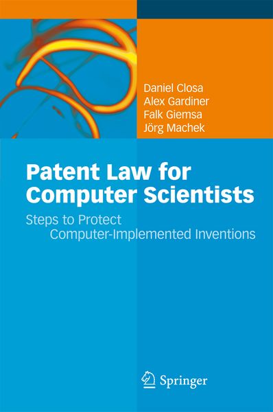Produktbild: Patent Law for Computer Scientists