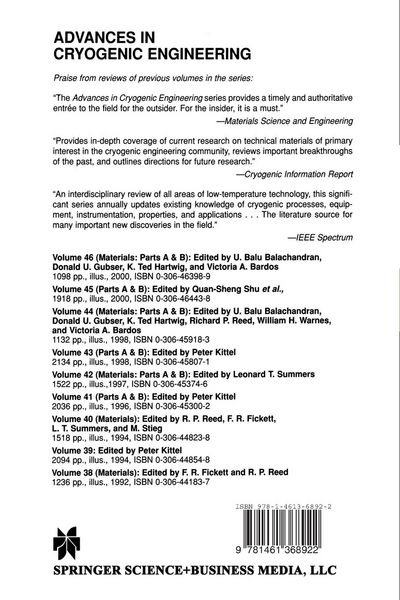 Produktbild: Advances in Cryogenic Engineering