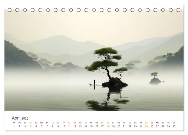 Produktbild: Japan - Kunst der Traditionen (Tischkalender 2026 DIN A5 quer), CALVENDO Monatskalender