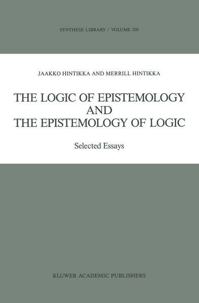 Produktbild: The Logic of Epistemology and the Epistemology of Logic